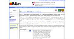 Desktop Screenshot of fulton-parts.com