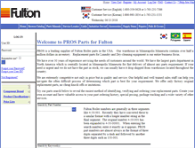 Tablet Screenshot of fulton-parts.com